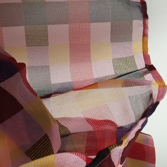 ASOS Maternity 8 Check Ruffle Blouse - Picture 10 of 13